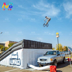 NB-AB011 New design inflatable stunt bike landing airbag inflatable FMX BMX airbag ramp