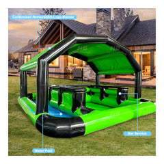 NB-PB023 Backyard Inflatable Pool bar New Design Inflatable bar Pool Sofa Inflatable Pool bar for Party Time