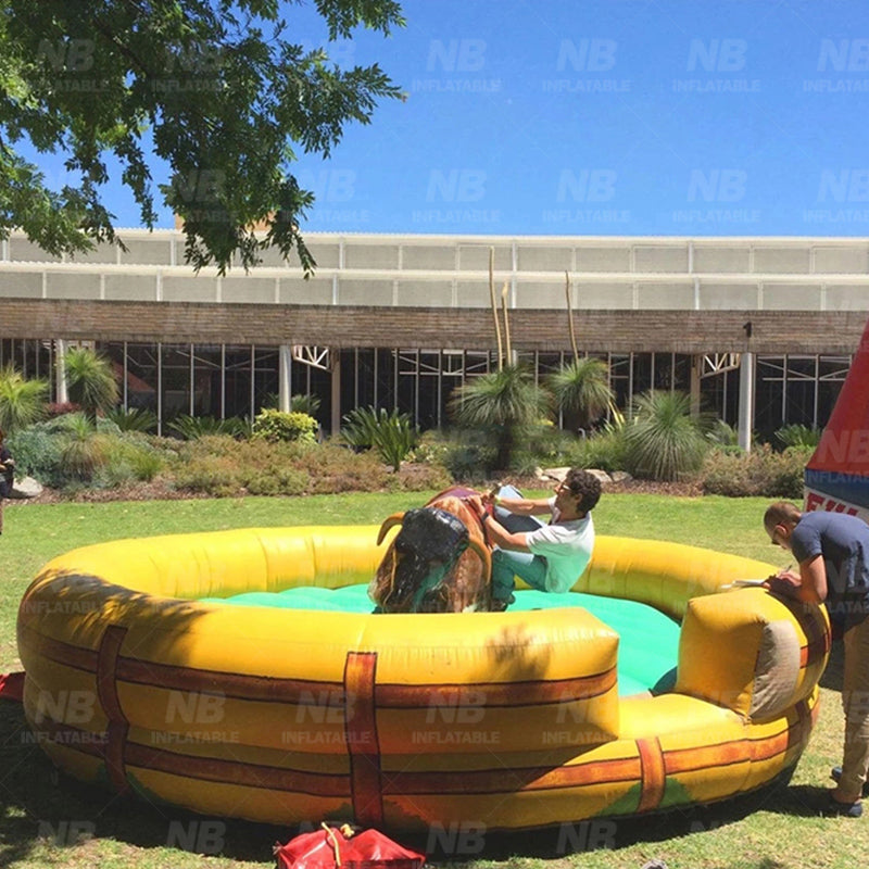 NG-SG066  Outdoor and indoor playground bull rides meltdown inflatable mechanical bullfighting machine for rental business