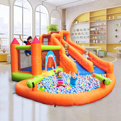 NB-HL004 Bounce House With Slide Combo Inflatable Bouncy Moonwalk Jumping Castle Bounce House For Kids