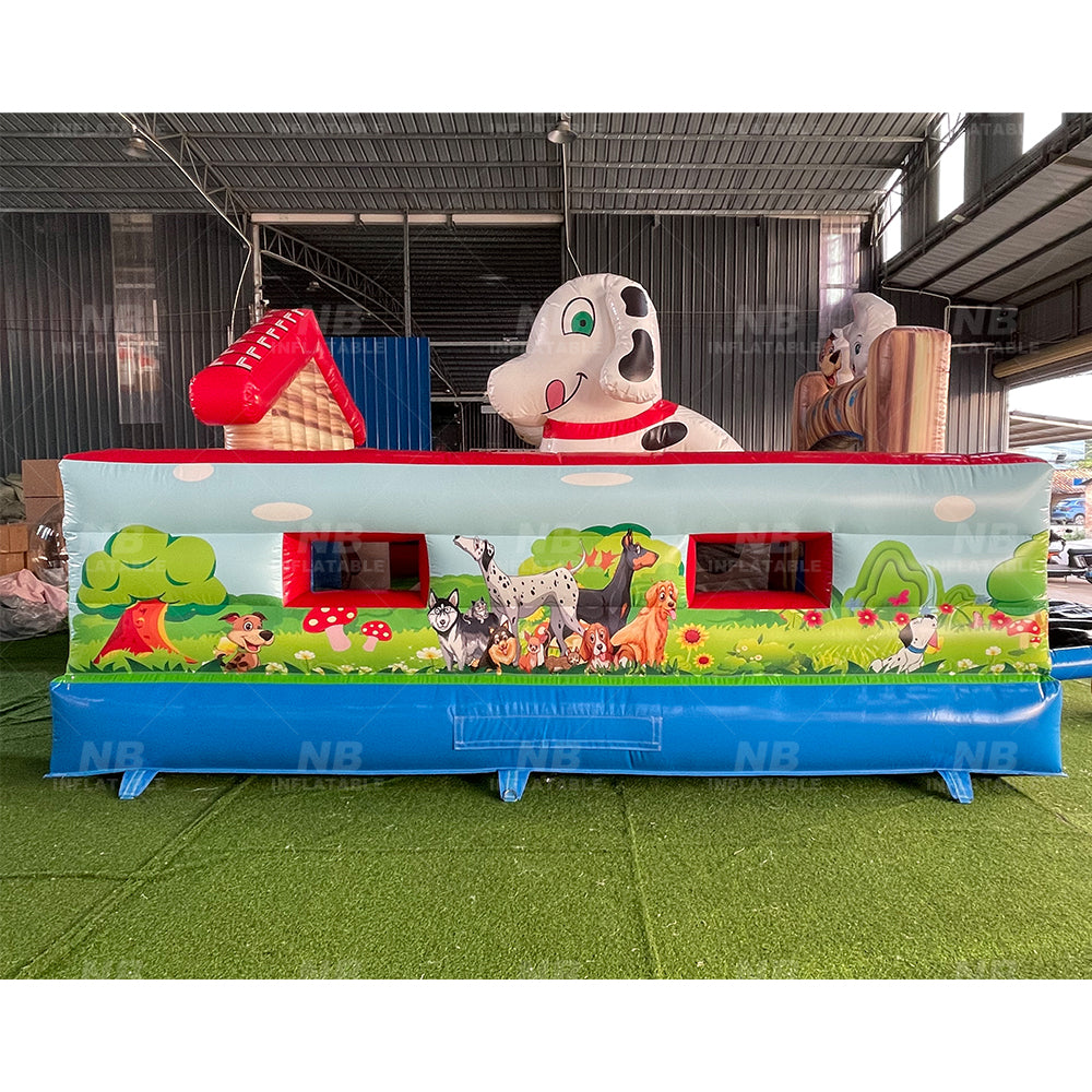 NB-BC084 Farm theme bouncy castle outdoor  bounce house for party inflatable bouncer with blower commercial jumping castle