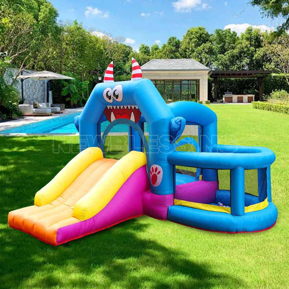 NB-HL002  Oxford Nylon Customized Playground Yard Kids Inflatable Bouncy Jumping Bounce House