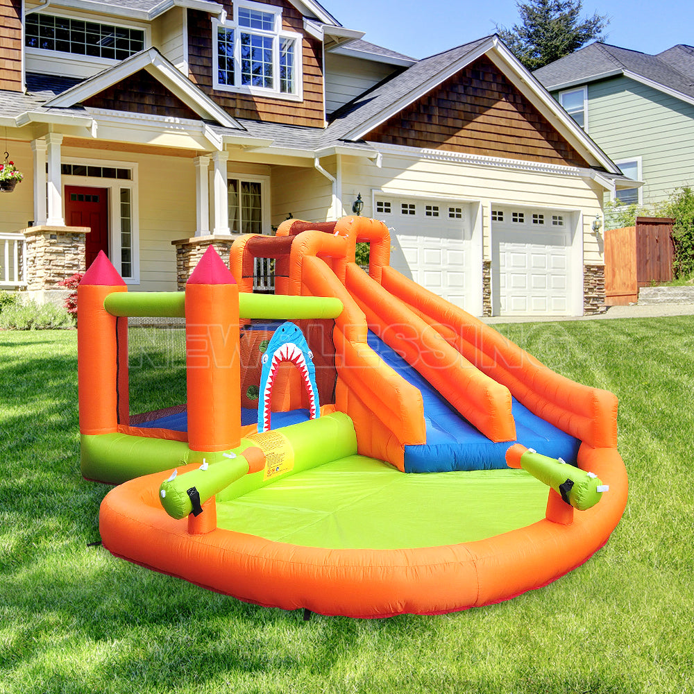 NB-HL004 Bounce House With Slide Combo Inflatable Bouncy Moonwalk Jumping Castle Bounce House For Kids