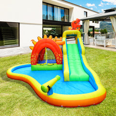 NB-HL009 Oxford cloth inflatable bounce house with blower trampoline children jumping castle slide