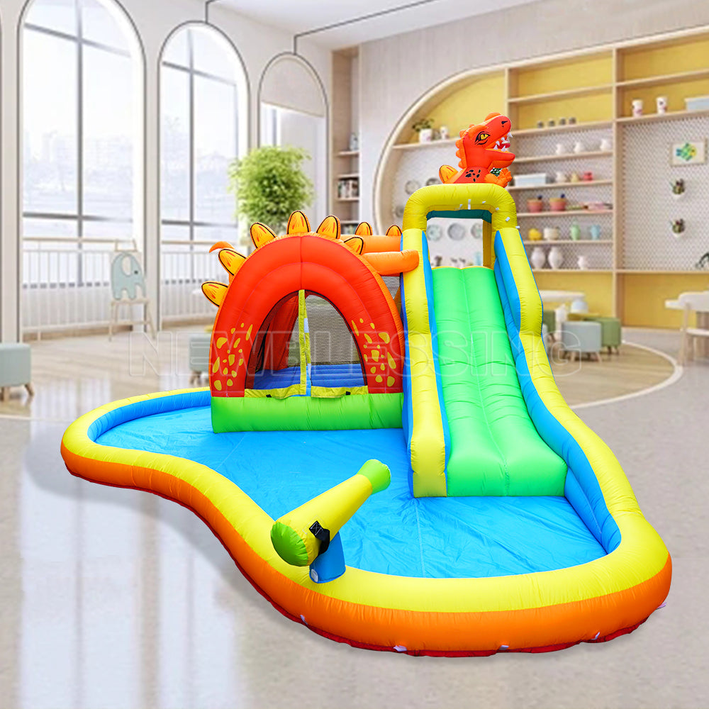 NB-HL009 Oxford cloth inflatable bounce house with blower trampoline children jumping castle slide