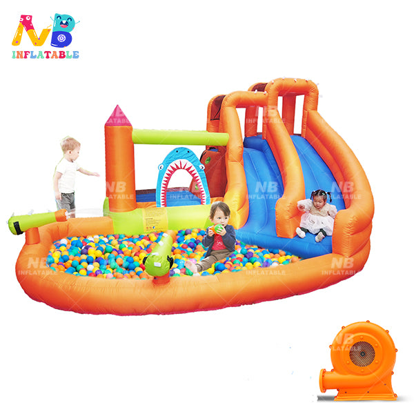 NB-HL004 Bounce House With Slide Combo Inflatable Bouncy Moonwalk Jumping Castle Bounce House For Kids