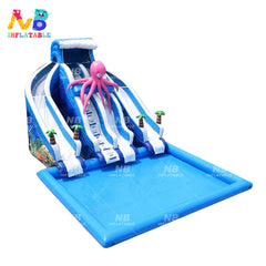 NB-LW034 Outdoor theme amusement park jumping bouncer/ Inflatable bouncing castle with slide