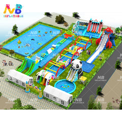 NB-LW006 Manufacturer Water Park Slide Customize Inflatable Land Theme Park