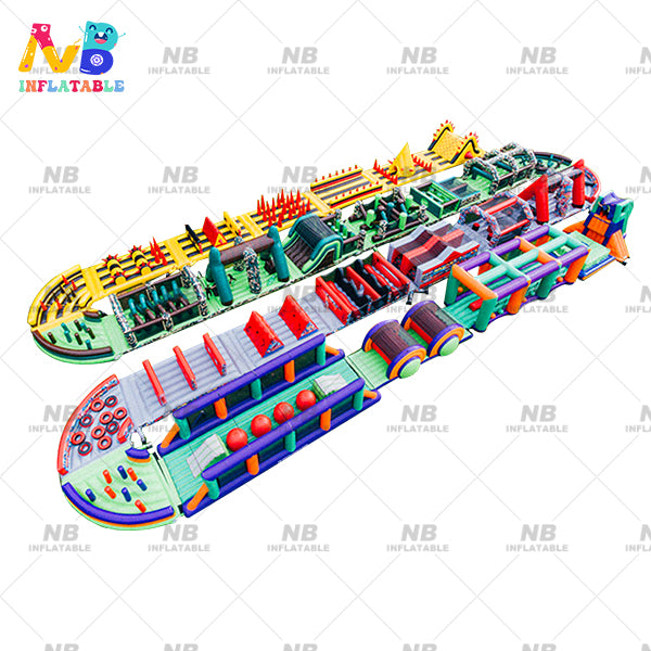 NB-OB003 Large amusement park adult inflatable obstacle course inflatable game obstacle course