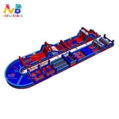 NB-OB004 Commercial outdoor bouncy sports game Amusement playground inflatable 5k race obstacle course park