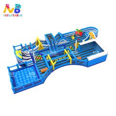 NB-OB007 Wholesale custom new design china inflatable match obstacle course