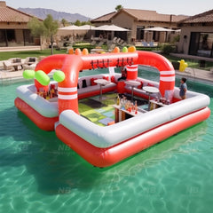 NB-PB017 Inflatable Pool Bars Inflatable Swimming Pool Models With Inflatable Bars For Pool Parties