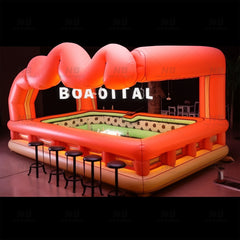 NB-PB011 Inflatable floating pool bar swimming pool water bar inflatable pool bar